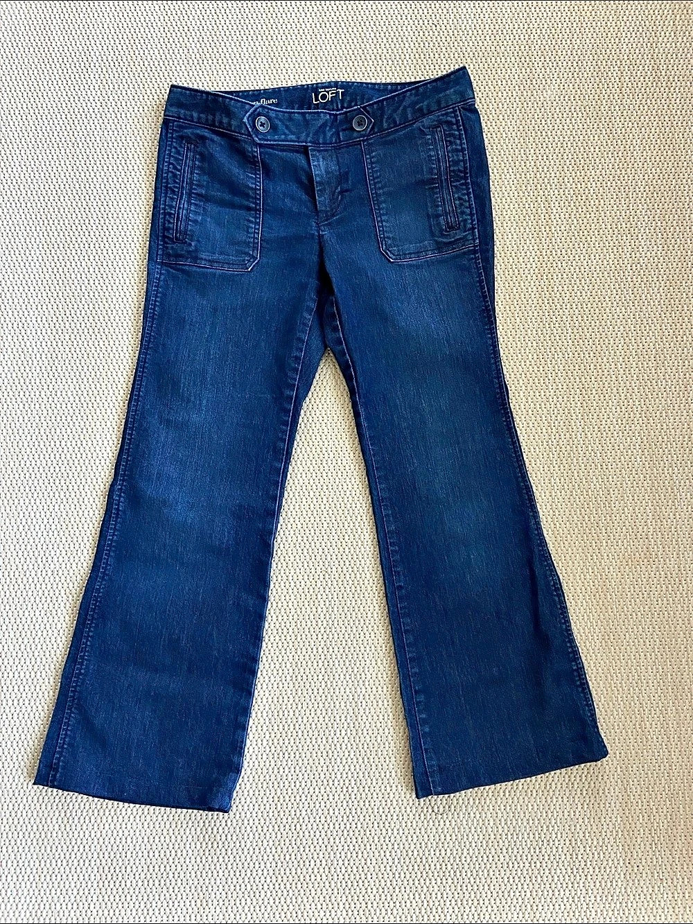 LOFT Modern Flare Jeans Blue Size 2P